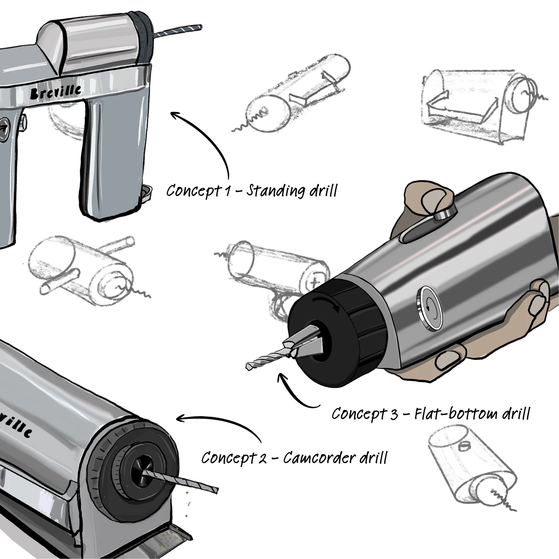 Breville Drill — Sketches