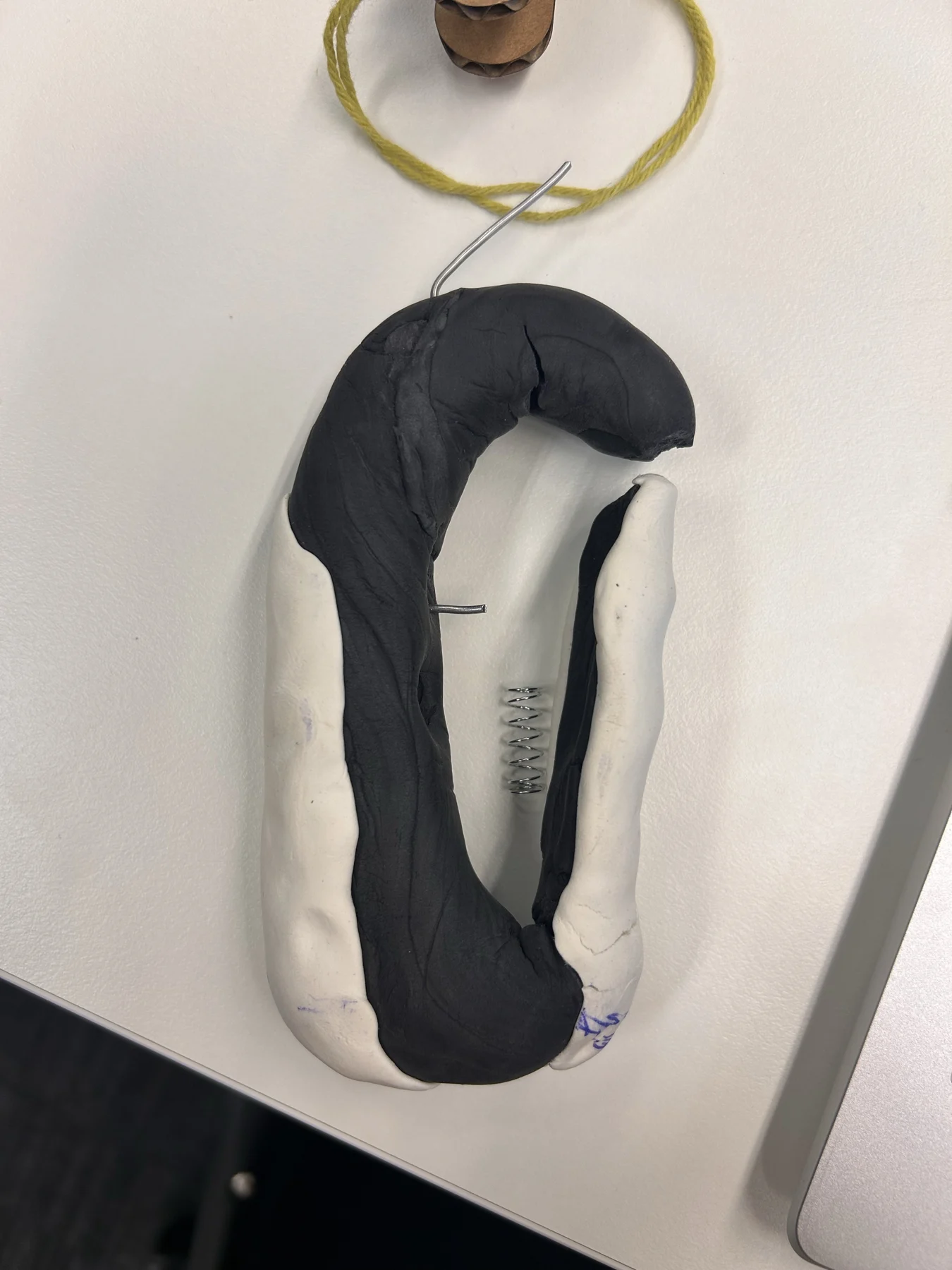 Carabiner Reacher — Handle Prototype testing grip, shape, and spring-loaded mechanism
