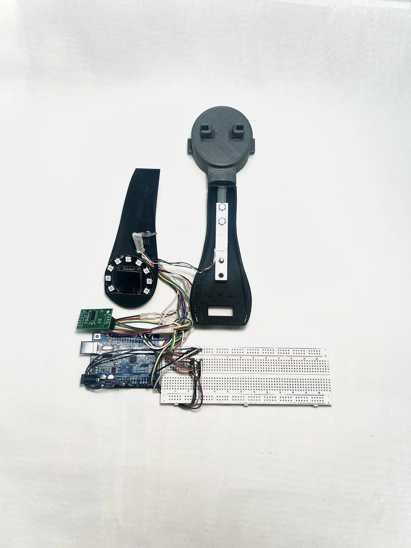 Smart Portafilter — Final Prototype with Electronics