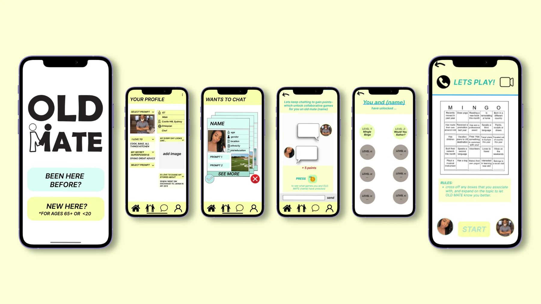 Old Mate App — Final Design