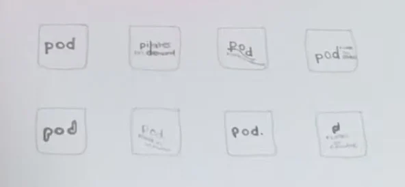 POD Pilates Logo — Sketch 2