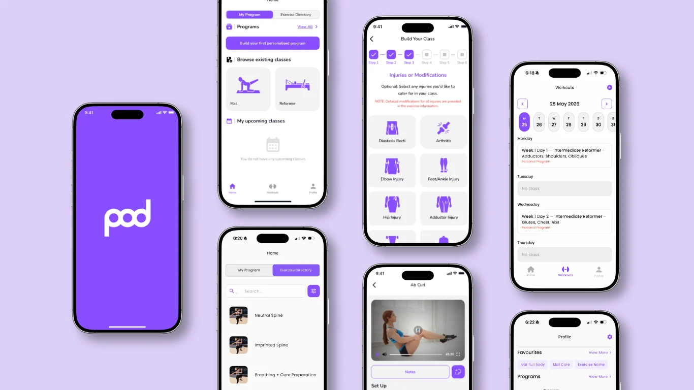 POD Pilates App — project presentation